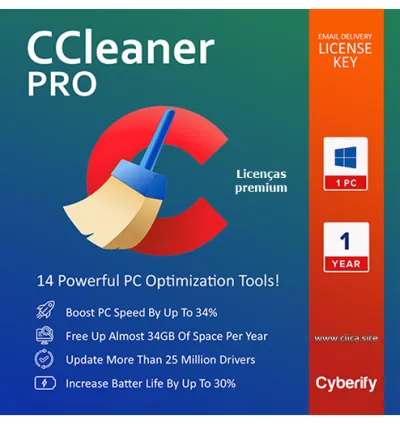 licença para CCleaner Professional para windows ou smaprtphone 3