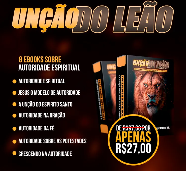 Pack de ebooks Unção do Leão