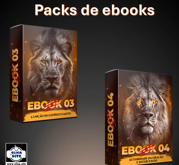 Pack de ebooks Unção do Leão