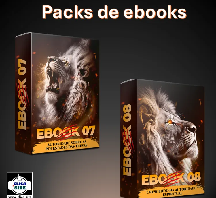 Pack de ebooks Unção do Leão