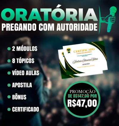 Curso Oratória - Pregando com Autoridade
