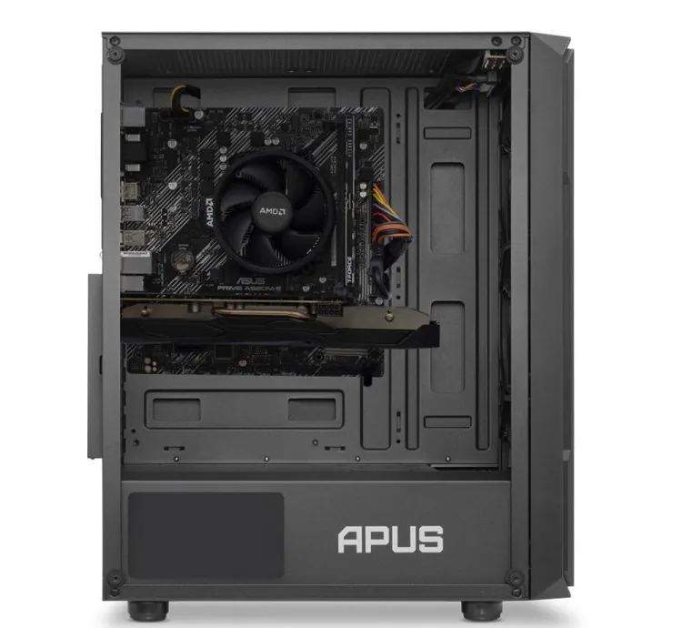 PC Gamer Krampus, AMD Ryzen 5 5500, GeForce RTX 3060 12GB, 16GB DDR4, SSD NVMe de 512 GB e HD SATA de 1TB