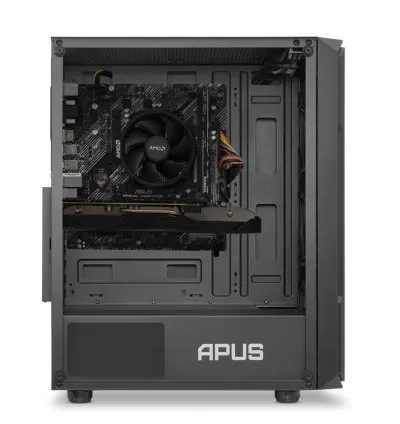 PC Gamer Krampus, AMD Ryzen 5 5500, GeForce RTX 3060 12GB, 16GB DDR4, SSD NVMe de 512 GB e HD SATA de 1TB